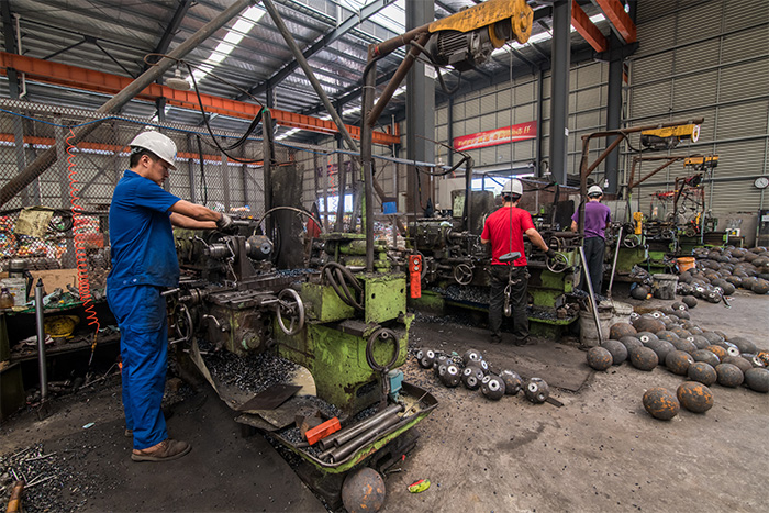 临江网架配件车间